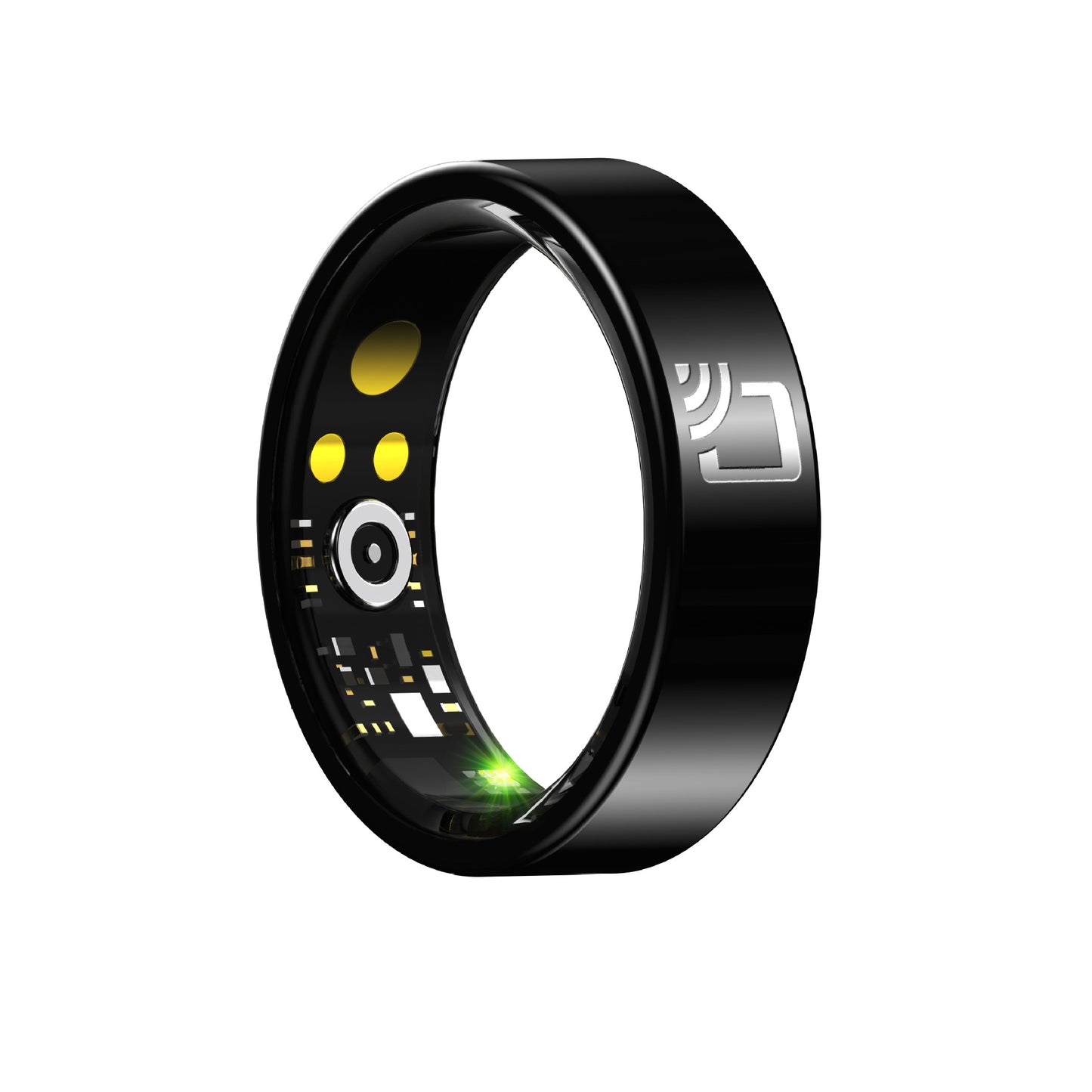 Ceramic Smart Ring Heart Rate Blood Oxygen Sleep Waterproof