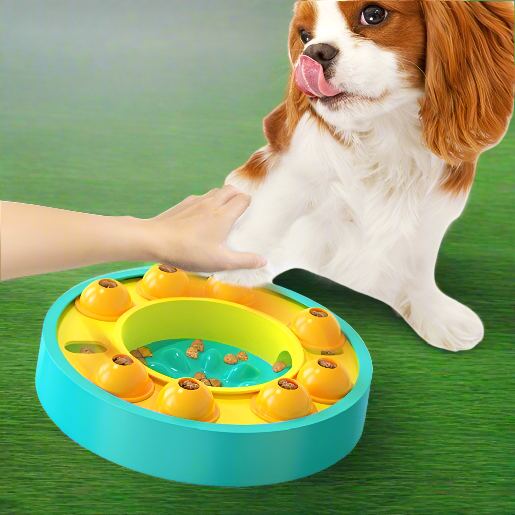 Dog Pets Puzzle Toys Slow Feeder Interactive Increase Puppy IQ Food Dispenser Slowly Eating NonSlip Bowl Pet Dogs Training Game